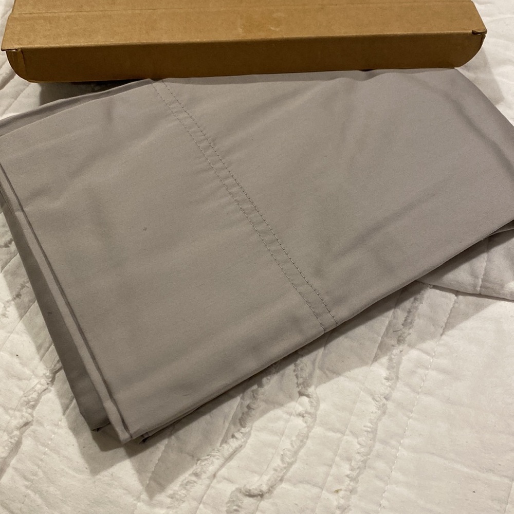 Organic Grey, King Pillowcases